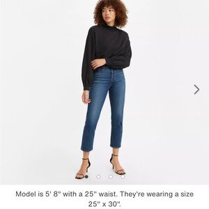 Levi’s wedgie straight jeans